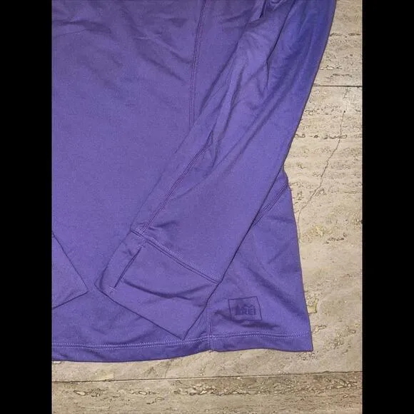 REI‎ Co-Op Women's XL Long Sleeve T-Shirt Polyester blend Lavender Purple - Image 4