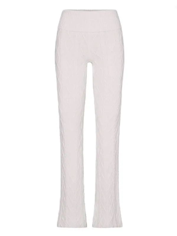 RARE BNWT Skims Snow Bunny Knit Foldover Pant in Snow XL - Image 2