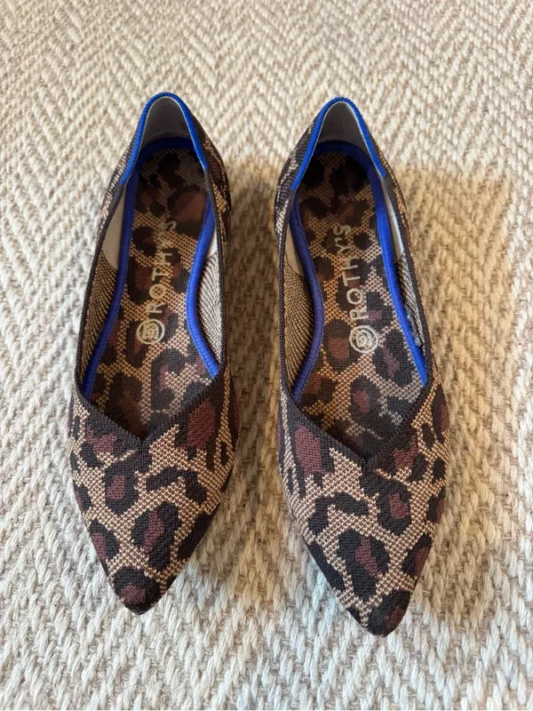 Rothy’s Wildcat Print The Point Flats | Size 8 - Image 3