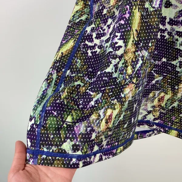 Lululemon Power Y Tank Top Luon Floral Sport Multi Gator Green Women’s Size 10 - Image 8