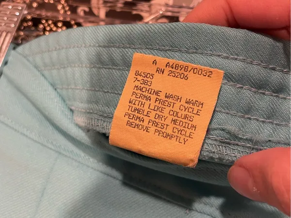 Vintage 70s baby blue Sears grannycore trousers golden girls costume - Image 2