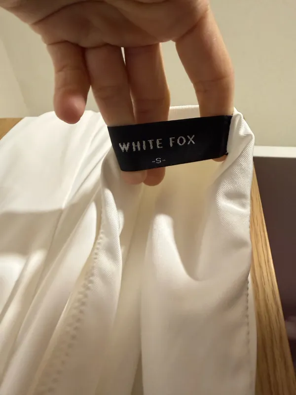 White Fox Boutique halter maxi dress white - Image 6