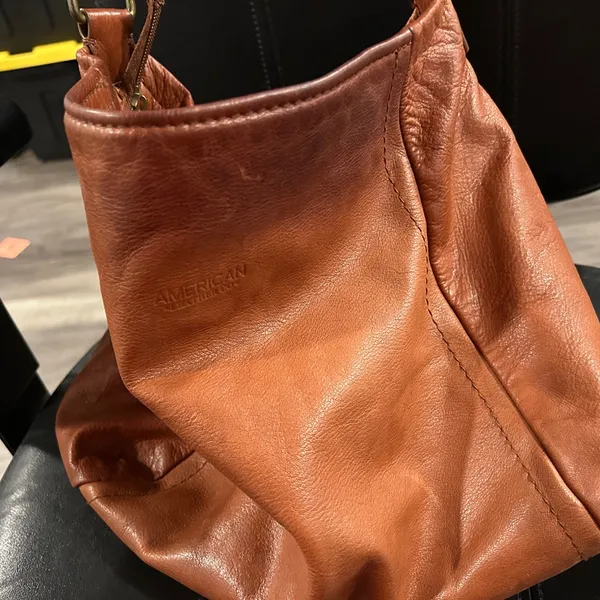 American Leather Brown women’s Bag - Image 10