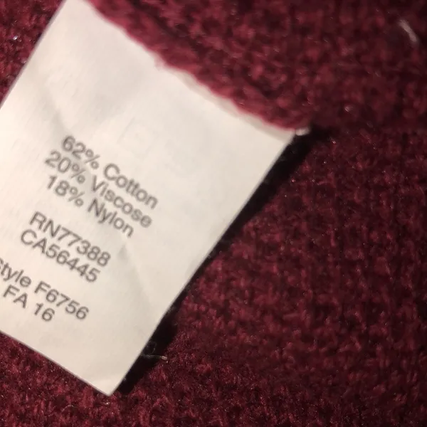 Madewell size medium cranberry grandpa cardigan - Image 7
