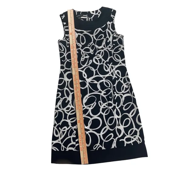 ALYX Dress Women's Size 6‎ Sleeveless Black White Mod Circle Print Career - Image 7