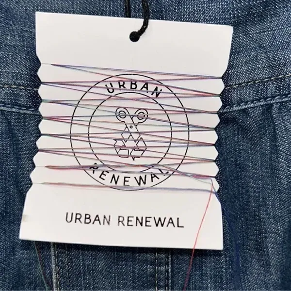 Urban Renewal Vintage Denim Crop Denim Blue Top - Image 5