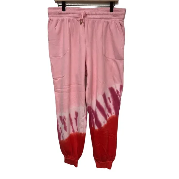 Cabana by Crown & Ivy Pink Tie Dye Joggers - Image 5