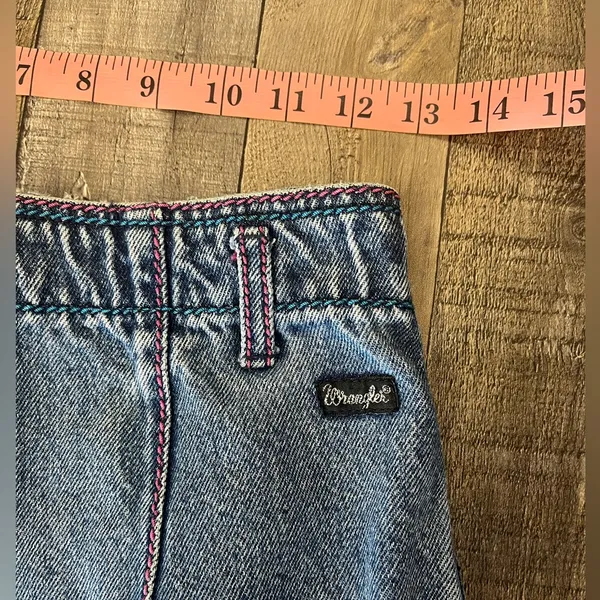 VINTAGE WRANGLERS// blue and pink threading - Image 4
