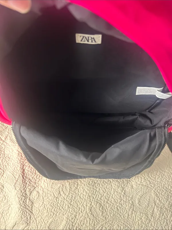 Hot Pink Dinosaur Patch Backpack - Zara - Image 5