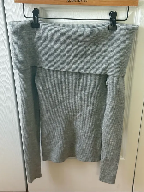 Aritzia Wilfred Nola Sweater in Light Gray - Image 2