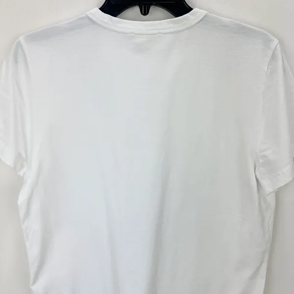 Madewell Cotton Perfect Crewneck Tee Eyelet White Basics Womens Small NWT - Image 9