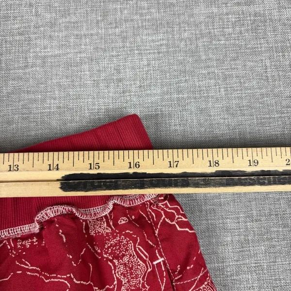 Anthropologie Daily Practice Hot Pants Womens Large Red Drawstring Relaxed - Image 3
