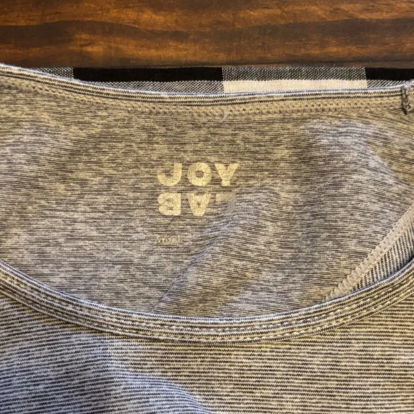Joy lab small cropped fitness tank heathered black - Image 2