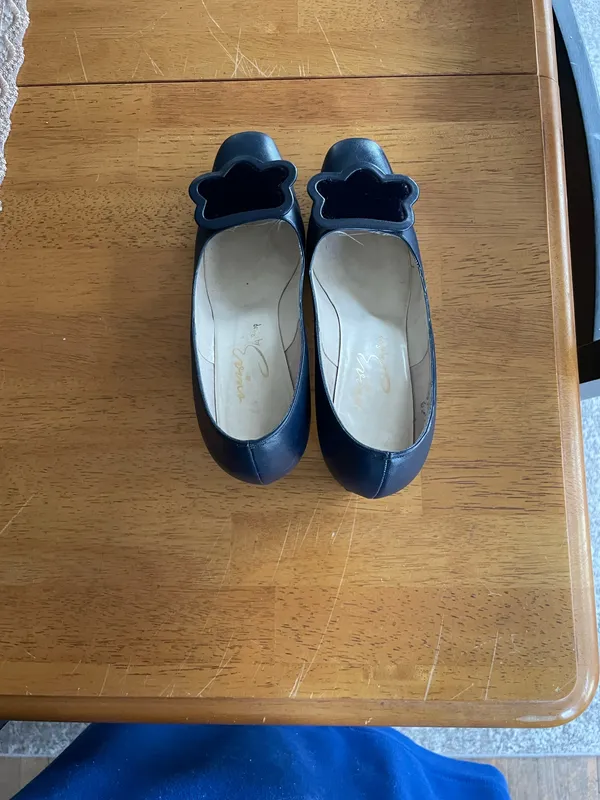 Vintage Blue pumps design by Evins - Image 7