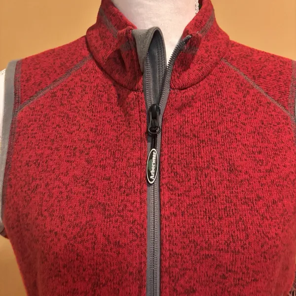 Arborwear Womens Red Fleece Vest Full Zip‎ Outdoor Workwear Size M NWT - Image 3