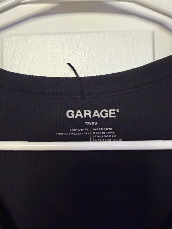 Garage Short Sleeve Crop Top - Image 3