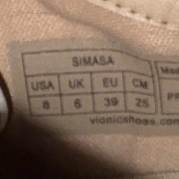 Vionic Women's‎ Simasa Abyss White Leather Multicolor Detail Sneakers Size 8 - Image 3