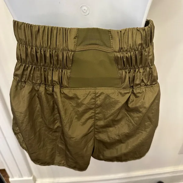 FP Movement by Free People High Waist Olive Green Shorts NWT - Image 4