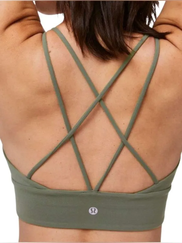 Lululemon Full Expression Bra Grey Sage Size 8 - Image 2