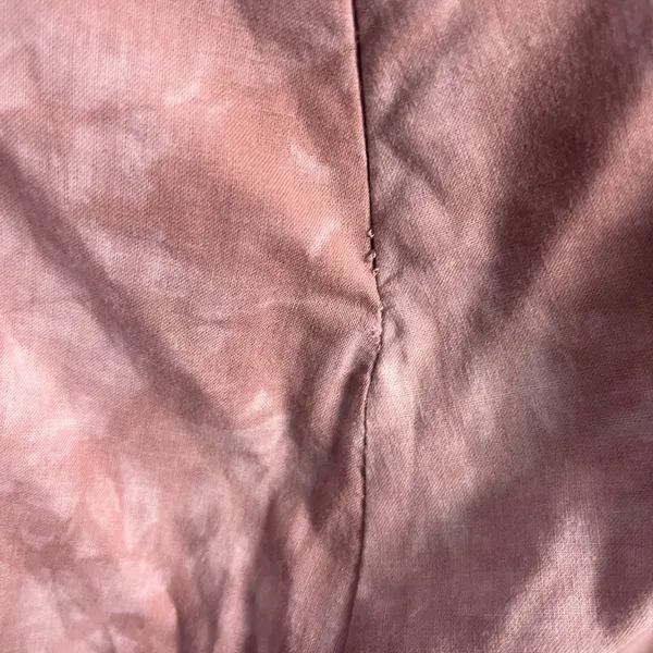 Fourteenth & 9th strapless ruched pink tie dye jumpsuit size large cotton - Image 5