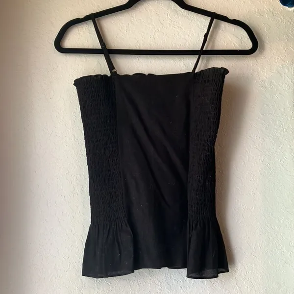 Maeve • Black Tank Top Bikini Strap Size Small - Image 7