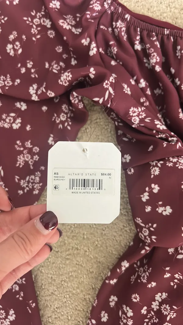 Altar'd State Romper Floral - Image 3