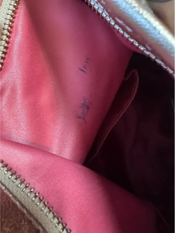 Coach Signature Canvas Tote Bag with Metallic and Pink - Image 11