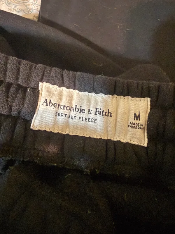 Abercrombie and Fitch Black Sweatpants - Image 2