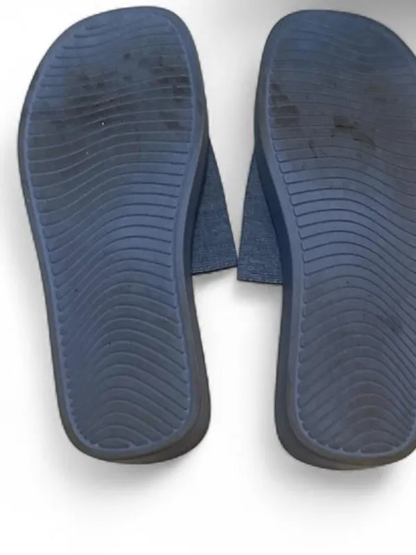 Steve Madden Denim Blue Slide Sandals - Image 3