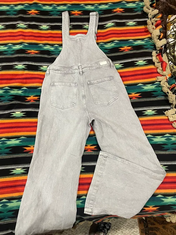 Cleo + Wolf Purple Overalls - Image 3
