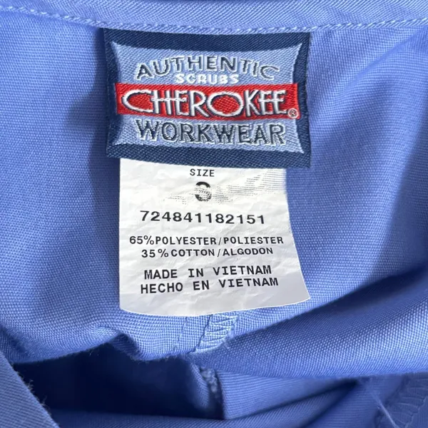 Cherokee Scrub Top Blue Small‎ - Image 6