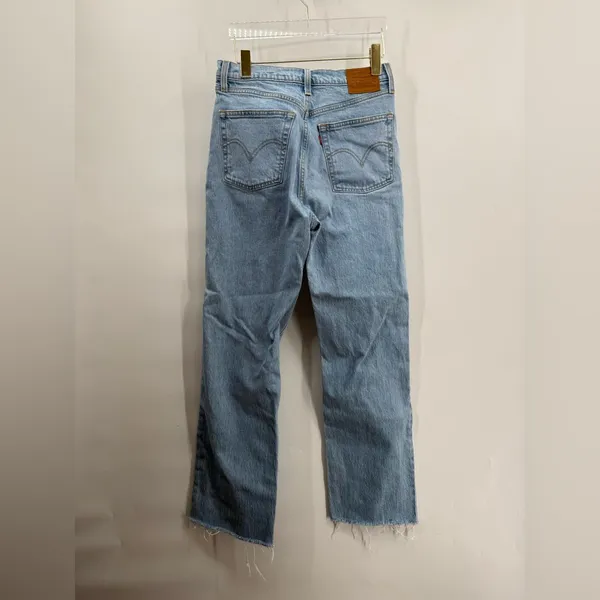Levi's® Premium RIBCAGE‎ STRAIGHT ANKLE WOMEN'S JEANS size 29 - Image 5