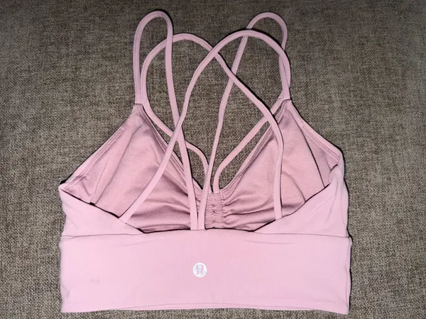 Lululemon Light Pink Sports Bra - Image 2