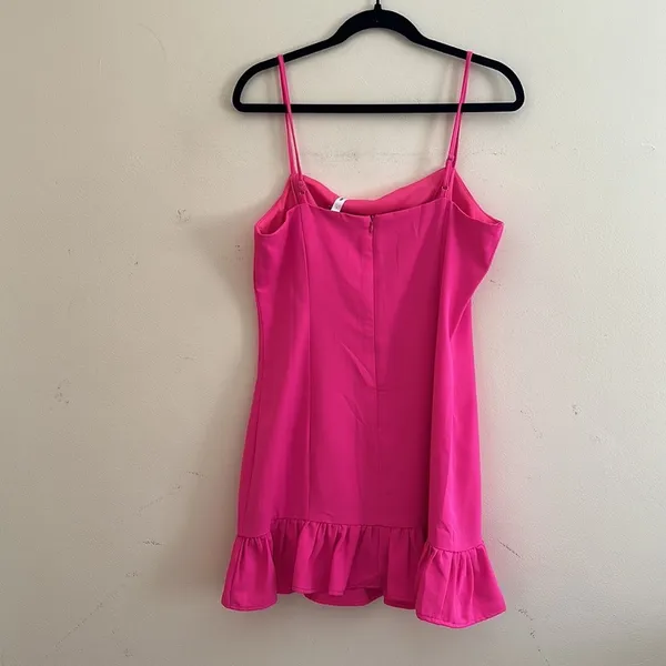 These Three Boutique | Pink Ruffle Dress - Image 4