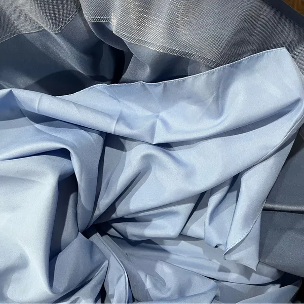 NEW! HEBEOS A-Line/Princess Satin Ruffles One-Shoulder Floor-Length Dress size 4 - Image 8