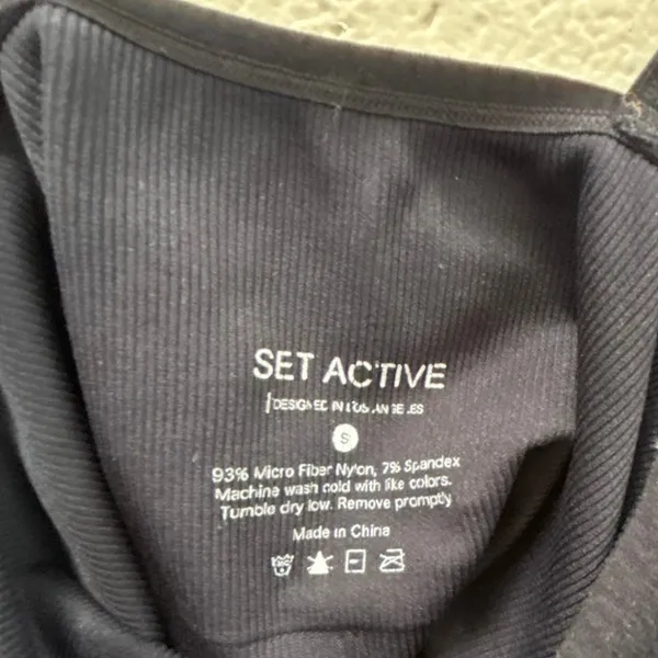 Set Active Black Tank size S - Image 4