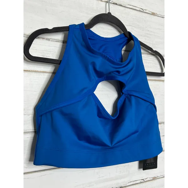 Savage X Fenty Hotline Plus Size 2X Sports Bra Blue Cutout Activewear - Image 9