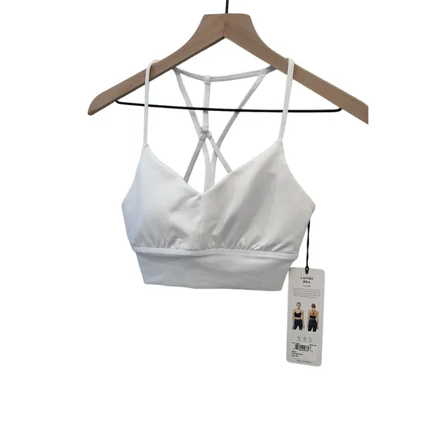 Alo Yoga Women's Lavish Bra White XS ( SOLD OUT) NWT - Image 5