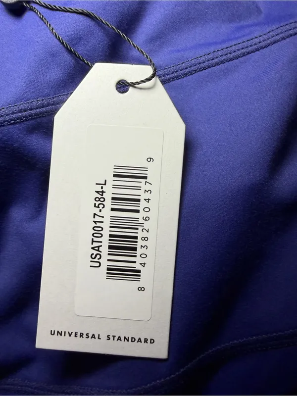NWT Universal Standard Next To Naked Game Activewear Bodysuit Blue Large - Image 5