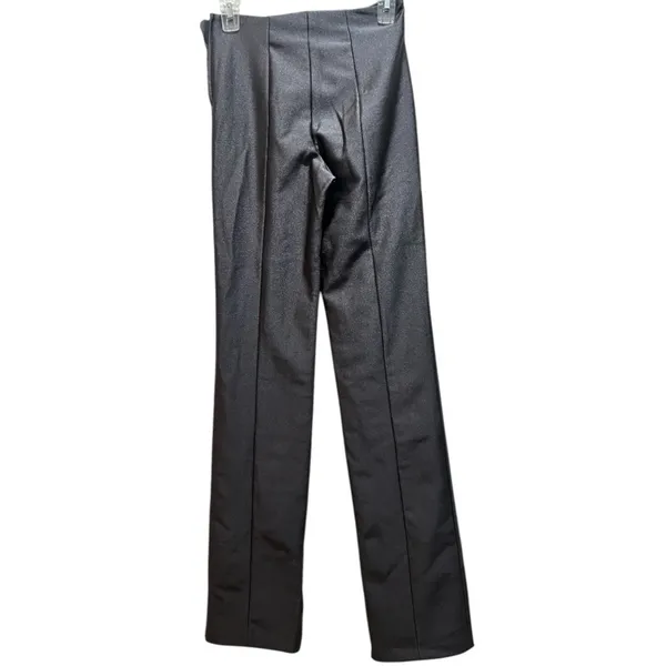 Good American Scuba Trousers Gray, size 2/26 NWOT, zipper to waist & hem - Image 3
