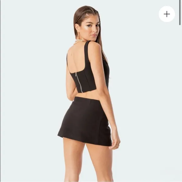 Edikted Dasha Micro Skirt Black‎ small - Image 2