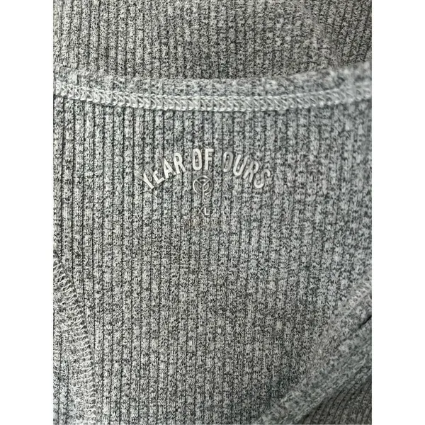 Year‎ Of Ours Gray Sporty Ribbed Racerback Tank XL - Image 3