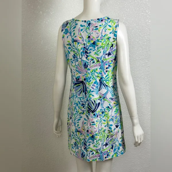 LILLY PULITZER Harper Shift Resort White Shell Beach Dress Rt. $148 - Image 4
