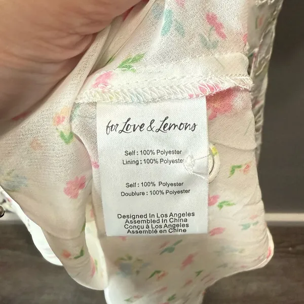 For Love and Lemons‎ Women's Magnolia Mini Dress Size Large - Image 6