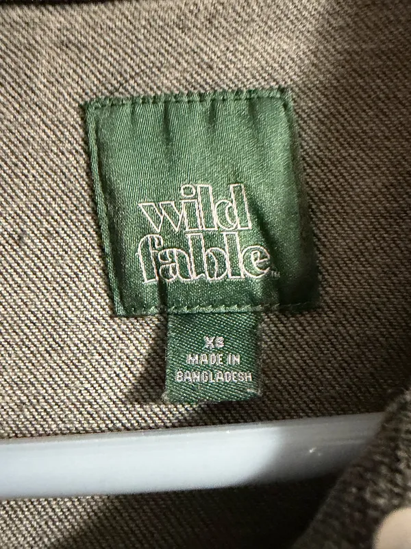 Wild Fable Jean Jacket Black Denim - Image 2