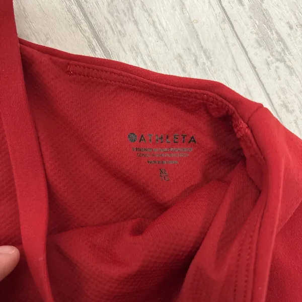 Womens Size XL Athleta Red Sports Bra EUC - Image 4