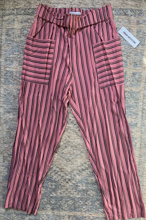 High Waisted Pattern Pants - Image 2