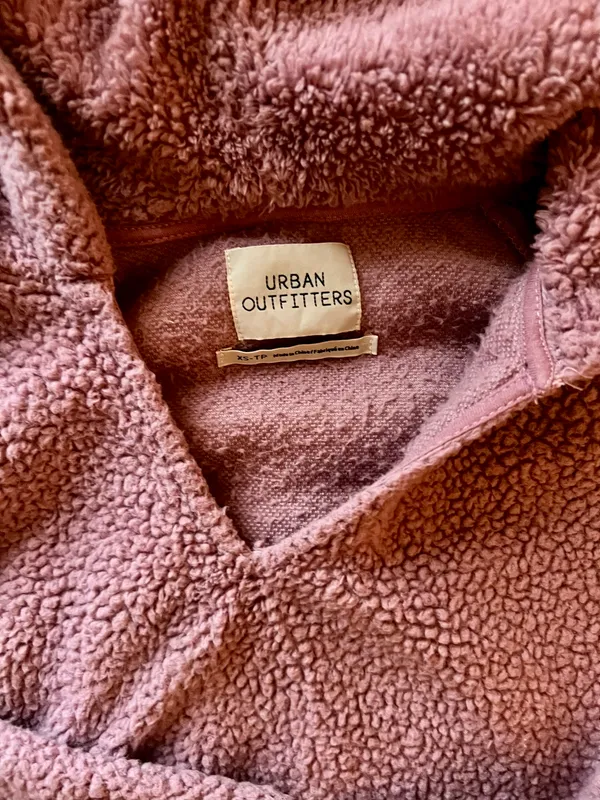 Urban Outfitters Cropped Sherpa Sweatshirt - Image 2