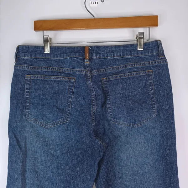 Lee Jeans Womens‎ 11/12L (33x33) Blue One True Fit Bootcut High Rise Stretch - Image 4