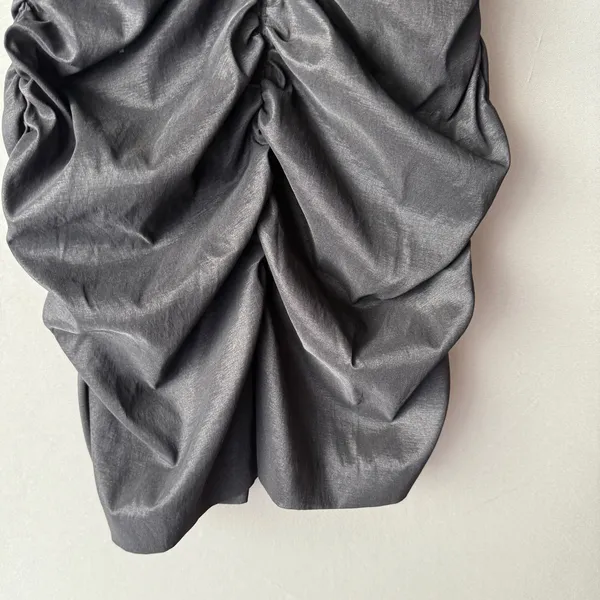 Hailey Logan Office Siren MobWife Ruched One Shoulder‎ Dress M Black - Image 8
